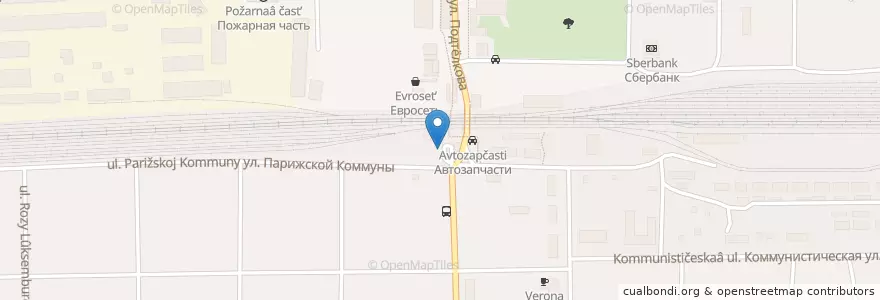 Mapa de ubicacion de Рынок en Rússia, Distrito Federal Do Sul, Oblast De Rostov, Морозовский Район, Морозовское Городское Поселение.