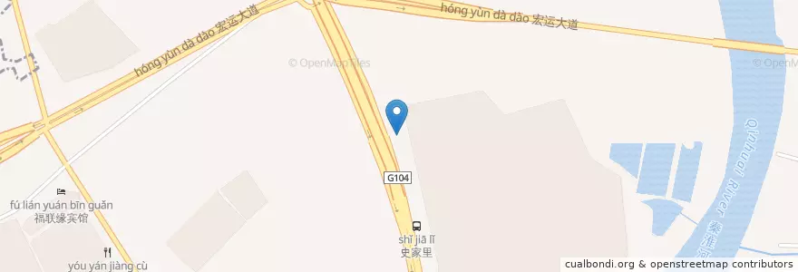Mapa de ubicacion de 艾贝尔宠物医院 en Çin, Jiangsu, Nankin, 江宁区.