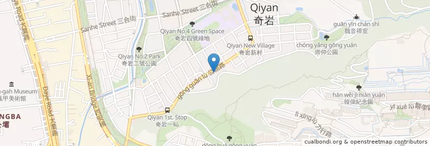 Mapa de ubicacion de 福主宮 en Taiwan, 新北市, Taipei, 北投區.