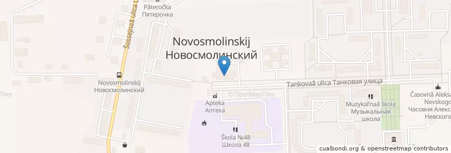 Mapa de ubicacion de Почта en Russia, Volga Federal District, Nizhny Novgorod Oblast, Volodarsky District, Золинский Сельсовет.