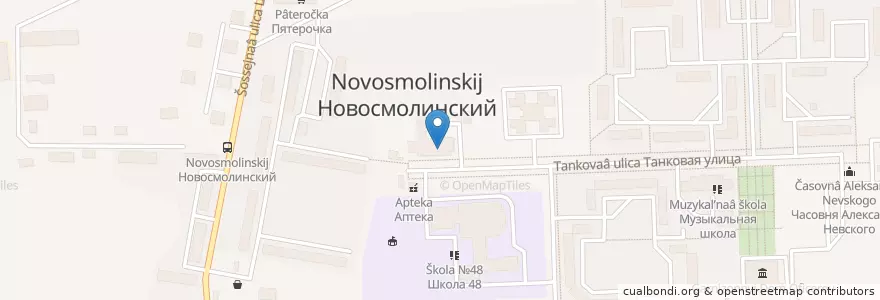 Mapa de ubicacion de Библиотека en Russie, District Fédéral De La Volga, Oblast De Nijni Novgorod, Володарский Район, Золинский Сельсовет.