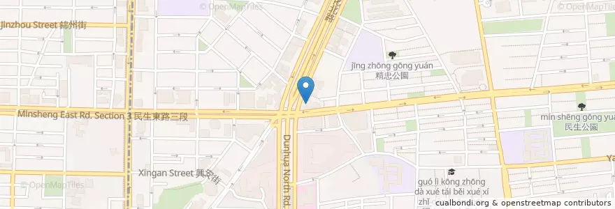 Mapa de ubicacion de 永豐商業銀行 en 臺灣, 新北市, 臺北市, 松山區.