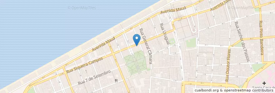 Mapa de ubicacion de Arquivo Histórico do Rio Grande do Sul en 巴西, 南部, 南里奥格兰德, Região Metropolitana De Porto Alegre, Região Geográfica Intermediária De Porto Alegre, Região Geográfica Imediata De Porto Alegre, 阿雷格里港.