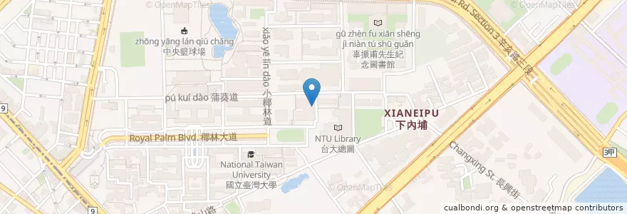 Mapa de ubicacion de 滷冰花養生滷味 en 臺灣, 新北市, 臺北市, 大安區.