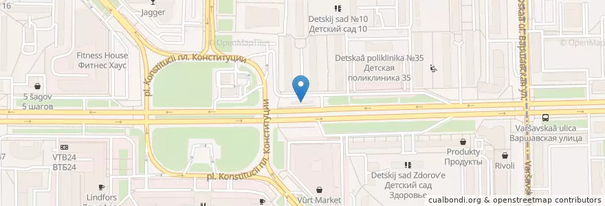 Mapa de ubicacion de Joconde en Russia, Northwestern Federal District, Leningrad Oblast, Saint Petersburg, Московский Район, Округ Новоизмайловское.
