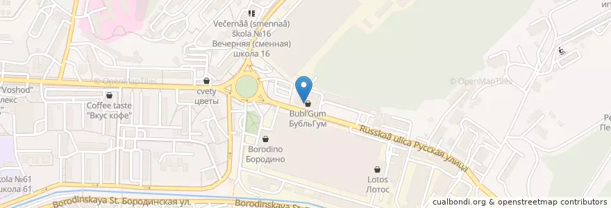Mapa de ubicacion de Небо и земля en روسيا, Дальневосточный Федеральный Округ, بريمورسكي كراي, Владивостокский Городской Округ.