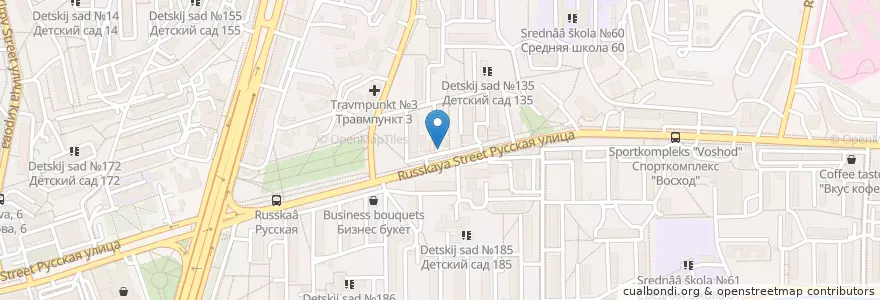 Mapa de ubicacion de Хоум кредит en Russia, Far Eastern Federal District, Primorsky Krai, Владивостокский Городской Округ.