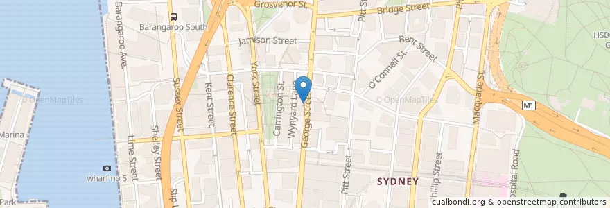 Mapa de ubicacion de McDonald's en أستراليا, نيوساوث ويلز, Council Of The City Of Sydney, Sydney.