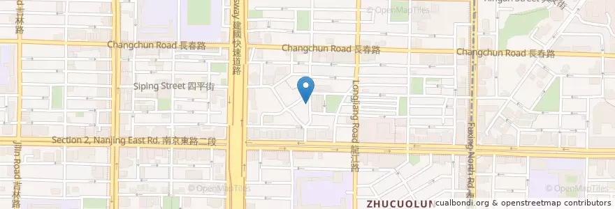 Mapa de ubicacion de 世家快炒小吃店 en 臺灣, 新北市, 臺北市, 中山區.