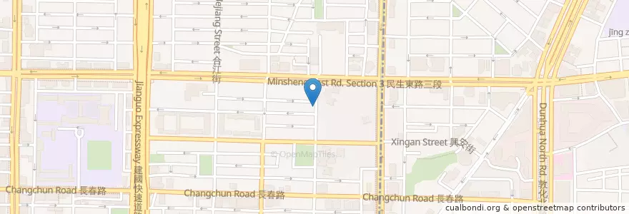 Mapa de ubicacion de 沏茶園台北遼寧店 en Taiwan, 新北市, Taipé, 松山區.