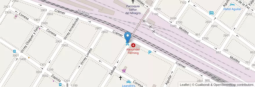 Mapa de ubicacion de 235 - Colegiales en 阿根廷, Ciudad Autónoma De Buenos Aires, 布宜诺斯艾利斯, Comuna 13.