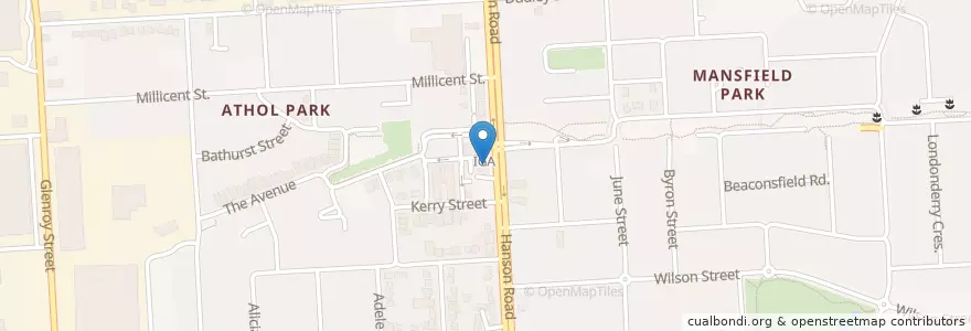 Mapa de ubicacion de Hanson Road Medical Clinic en 澳大利亚, 南澳大利亚州, Adelaide, City Of Charles Sturt.