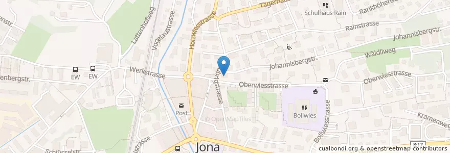 Mapa de ubicacion de Johanna Restaurant & Bar en Switzerland, Sankt Gallen, Wahlkreis See-Gaster, Rapperswil-Jona.