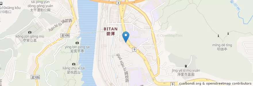 Mapa de ubicacion de 巧新藥局 en تايوان, تايبيه الجديدة, 新店區.