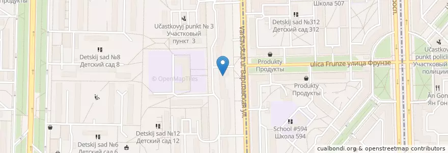 Mapa de ubicacion de Центральная библиотека имени К.Г. Паустовского en Russland, Föderationskreis Nordwest, Oblast Leningrad, Sankt Petersburg, Moskauer Rajon.