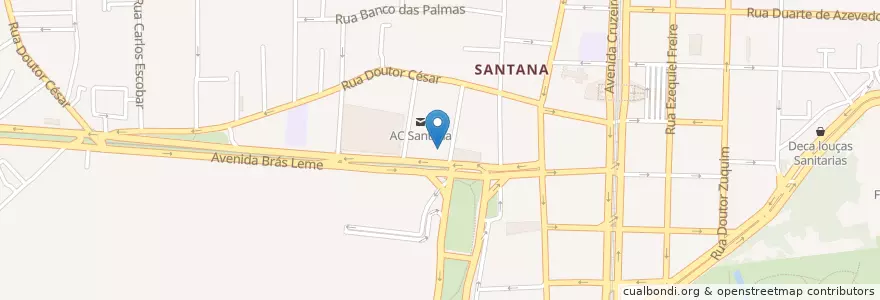 Mapa de ubicacion de Itaú Personalité en ブラジル, 南東部地域, サンパウロ, Região Geográfica Intermediária De São Paulo, Região Metropolitana De São Paulo, Região Imediata De São Paulo, サンパウロ.