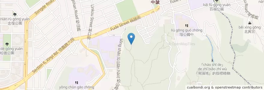 Mapa de ubicacion de 應善公廟 en 台湾, 新北市, 台北市, 信義区.