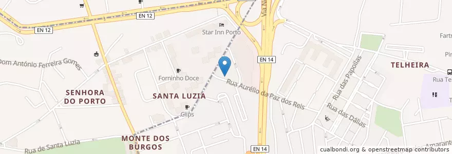 Mapa de ubicacion de Café Mítica Inspiração en Portugal, Norte, Área Metropolitana Do Porto, Porto, Porto, Ramalde.
