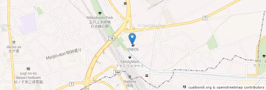 Mapa de ubicacion de ENEOS en Japan, Tokyo, Fussa.