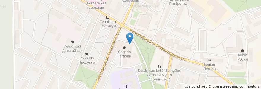 Mapa de ubicacion de Макдоналдс en Rusia, Distrito Federal Central, Óblast De Moscú, Городской Округ Ивантеевка.