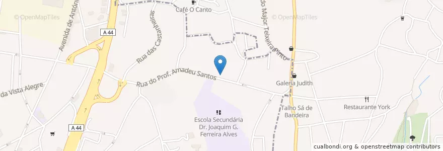 Mapa de ubicacion de Escola de Condução PRISMA en Португалия, Северный, Porto, Área Metropolitana Do Porto, Vila Nova De Gaia, Gulpilhares E Valadares, Mafamude E Vilar Do Paraíso.