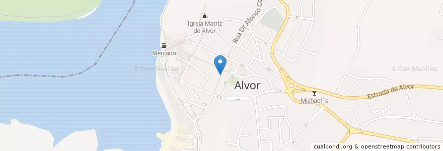 Mapa de ubicacion de Banco BPI - Alvor en Portugal, Algarve, Algarve, Faro, Portimão, Alvor.