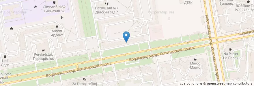 Mapa de ubicacion de ЛенОблФарм en Russie, District Fédéral Du Nord-Ouest, Oblast De Léningrad, Saint-Pétersbourg, Приморский Район, Округ Комендантский Аэродром.