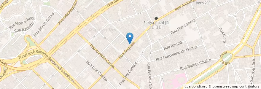Mapa de ubicacion de Ibotirama en ブラジル, 南東部地域, サンパウロ, Região Geográfica Intermediária De São Paulo, Região Metropolitana De São Paulo, Região Imediata De São Paulo, サンパウロ.