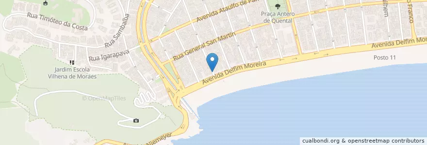 Mapa de ubicacion de Visconde de Albuquerque en Brasil, Região Sudeste, Rio De Janeiro, Região Metropolitana Do Rio De Janeiro, Região Geográfica Imediata Do Rio De Janeiro, Região Geográfica Intermediária Do Rio De Janeiro, Rio De Janeiro.