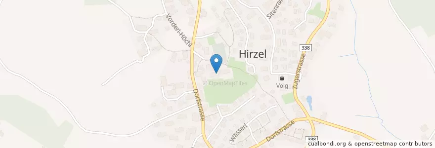 Mapa de ubicacion de Schulbibliothek Hirzel en Suíça, Zurique, Bezirk Horgen, Horgen.