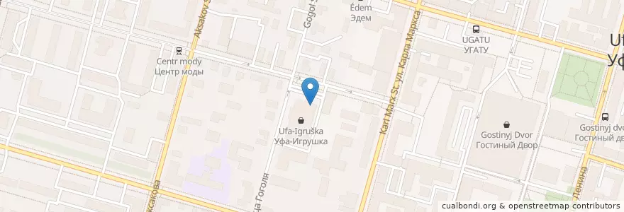 Mapa de ubicacion de Идель en Rusland, Приволжский Федеральный Округ, Basjkirostan, Городской Округ Уфа.