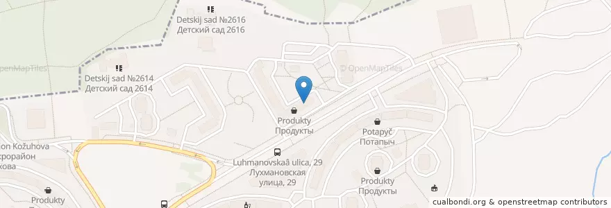Mapa de ubicacion de Виледен en روسيا, Центральный Федеральный Округ, Москва, Восточный Административный Округ, Район Косино-Ухтомский.