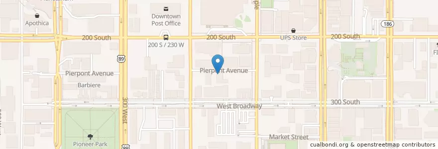 Mapa de ubicacion de Lumpys Sports Bar and Grill en 美利坚合众国/美利堅合眾國, 犹他州 / 猶他州, Salt Lake County, Salt Lake City.