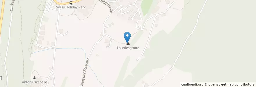 Mapa de ubicacion de Lourdesgrotte en スイス, Schwyz, Schwyz, Morschach.