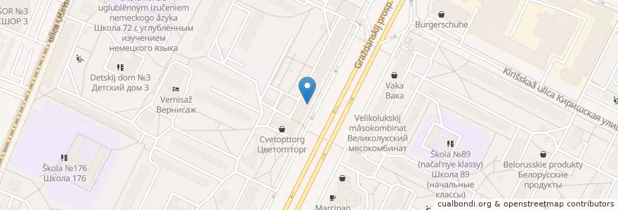 Mapa de ubicacion de Асмедика en Russia, Northwestern Federal District, Leningrad Oblast, Saint Petersburg, Калининский Район, Округ № 21.