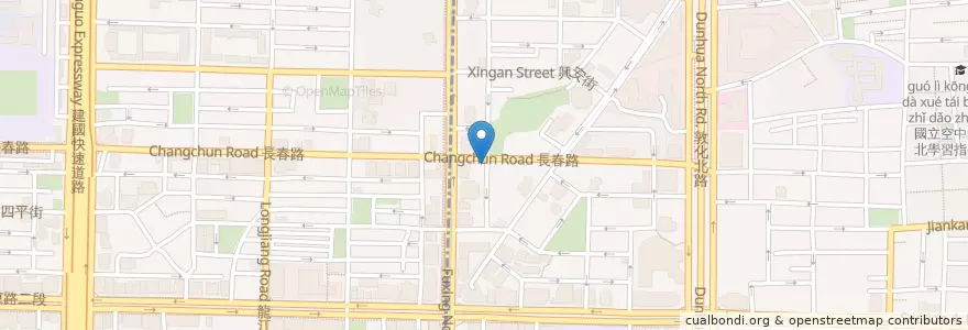 Mapa de ubicacion de 麻凡有碗麵 en Taïwan, Nouveau Taipei, Taipei, District De Songshan.