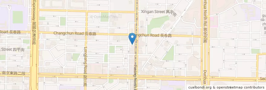 Mapa de ubicacion de The Brass Monkey銅猴子 en Taïwan, Nouveau Taipei, Taipei, District De Songshan.
