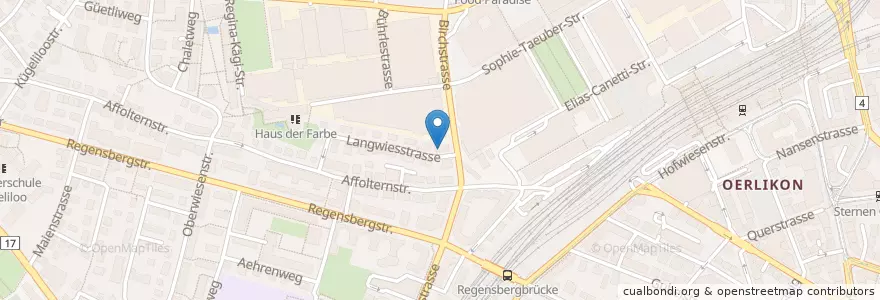 Mapa de ubicacion de Virtù en Switzerland, Zurich, District Zurich, Zurich.