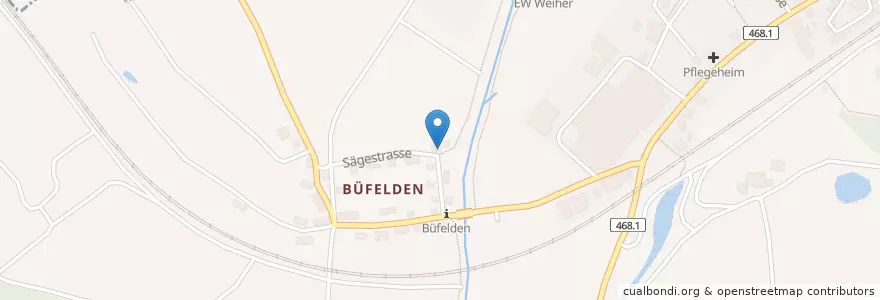 Mapa de ubicacion de Restaurant Säge en Schweiz, Thurgau, Bezirk Münchwilen, Sirnach.