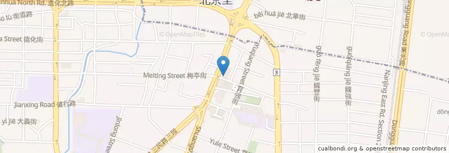 Mapa de ubicacion de 親親影城 en 台湾, 台中市, 北区.