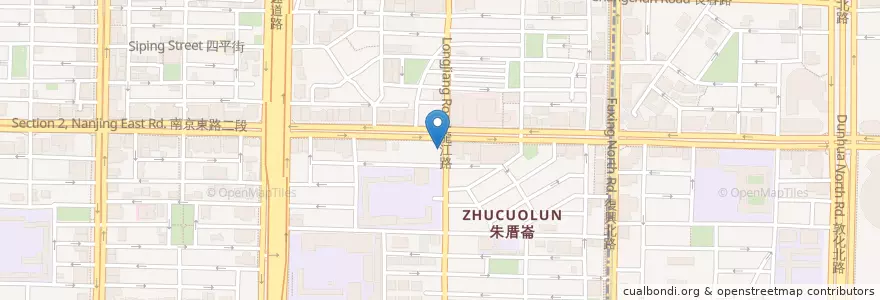 Mapa de ubicacion de 傳愛經典中醫 en Taiwan, 新北市, Taipei, 中山區.