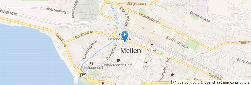 Mapa de ubicacion de Luminati en Schweiz/Suisse/Svizzera/Svizra, Zürich, Bezirk Meilen, Meilen.