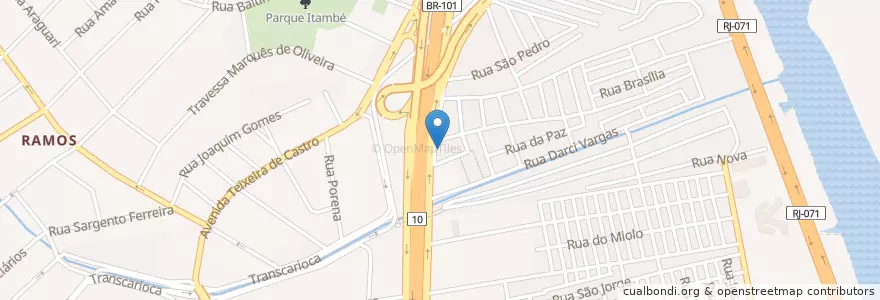 Mapa de ubicacion de Bar do Araújo en Brazil, Jihovýchodní Region, Rio De Janeiro, Região Metropolitana Do Rio De Janeiro, Região Geográfica Imediata Do Rio De Janeiro, Região Geográfica Intermediária Do Rio De Janeiro, Rio De Janeiro.
