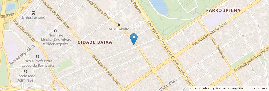 Mapa de ubicacion de Bar Rossi en Brasilien, Süden, Rio Grande Do Sul, Região Metropolitana De Porto Alegre, Região Geográfica Intermediária De Porto Alegre, Região Geográfica Imediata De Porto Alegre, Porto Alegre.
