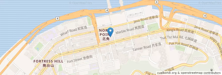 Mapa de ubicacion de Sunbeam Theatre en China, Guangdong, Hong Kong, Hong Kong Island, New Territories, Eastern District.