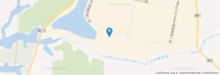 Mapa de ubicacion de 柳營區 en 臺灣, 臺南市, 柳營區.