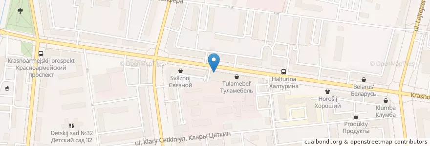 Mapa de ubicacion de Homecredit en ロシア, 中央連邦管区, Тульская Область, Городской Округ Тула.