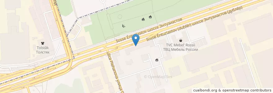 Mapa de ubicacion de Тануки en Россия, Центральный Федеральный Округ, Москва, Восточный Административный Округ.