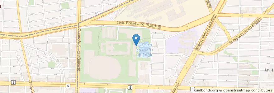 Mapa de ubicacion de 統一飲料販賣機 en 臺灣, 新北市, 臺北市, 信義區.