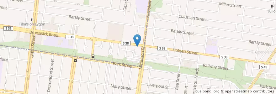 Mapa de ubicacion de Carmello's Wood Fired Pizza en Австралия, Виктория.